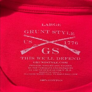 Grunt Style‎ Bold Red Tee